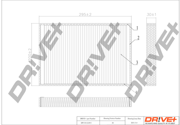 Filtru polen DRIVE DP1110.12.0011