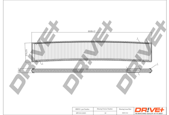 Filtru polen DRIVE DP1110.12.0023