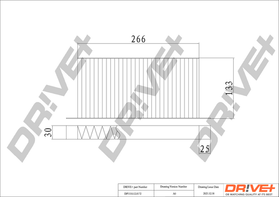 Filtru polen DRIVE DP1110.12.0172