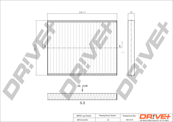 Filtru polen DRIVE DP1110.12.0183
