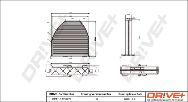 Filtru polen DRIVE DP1110.12.0272