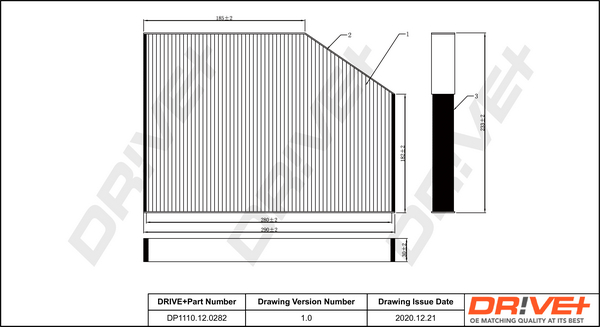 Filtru polen DRIVE DP1110.12.0282