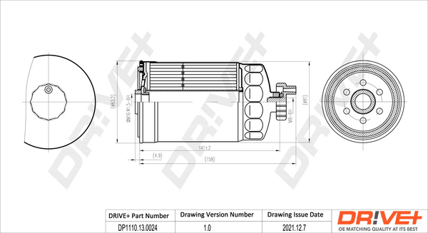 Filtru combustibil DRIVE DP1110.13.0024