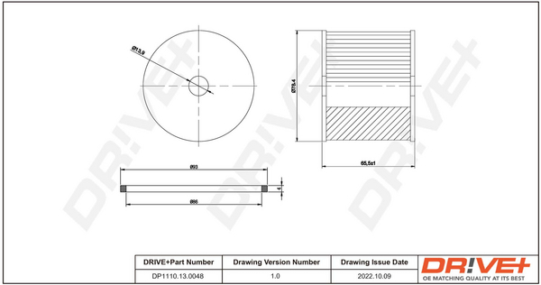 Filtru combustibil DRIVE DP1110.13.0048