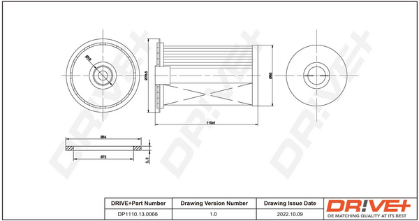 Filtru combustibil DRIVE DP1110.13.0066