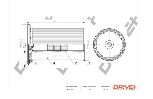 Filtru combustibil DRIVE DP1110.13.0102