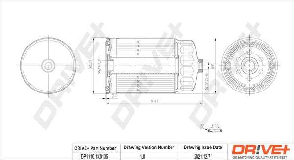 Filtru combustibil DRIVE DP1110.13.0135