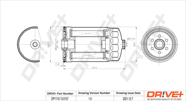 Filtru combustibil DRIVE DP1110.13.0137
