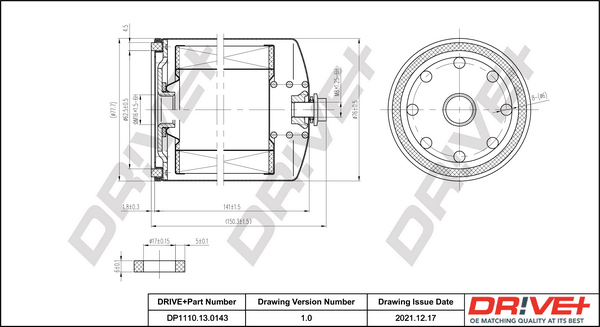 Filtru combustibil DRIVE DP1110.13.0143