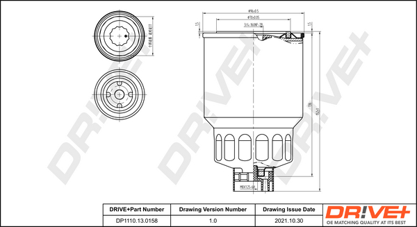 Filtru combustibil DRIVE DP1110.13.0158