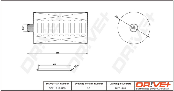 Filtru combustibil DRIVE DP1110.13.0159