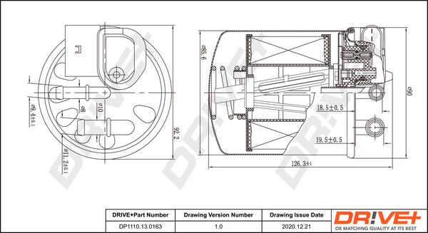 Filtru combustibil DRIVE DP1110.13.0163