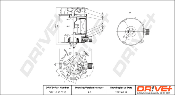 Filtru combustibil DRIVE DP1110.13.0213