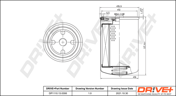 Filtru combustibil DRIVE DP1110.13.0306