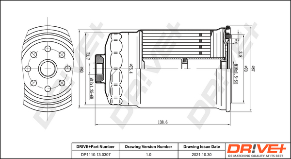 Filtru combustibil DRIVE DP1110.13.0307