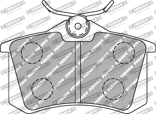 Placute frana FERODO RACING FCP1491H