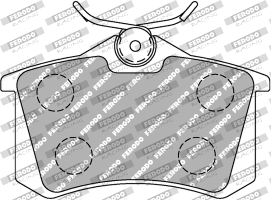 Placute frana FERODO RACING FDS1083