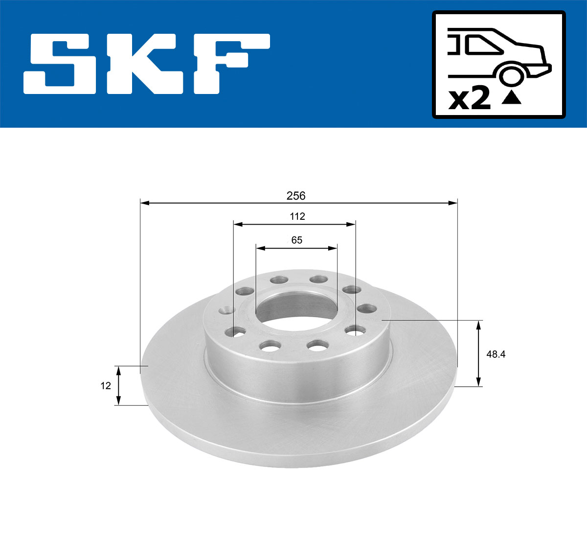 Disc frana SKF VKBD90051S2