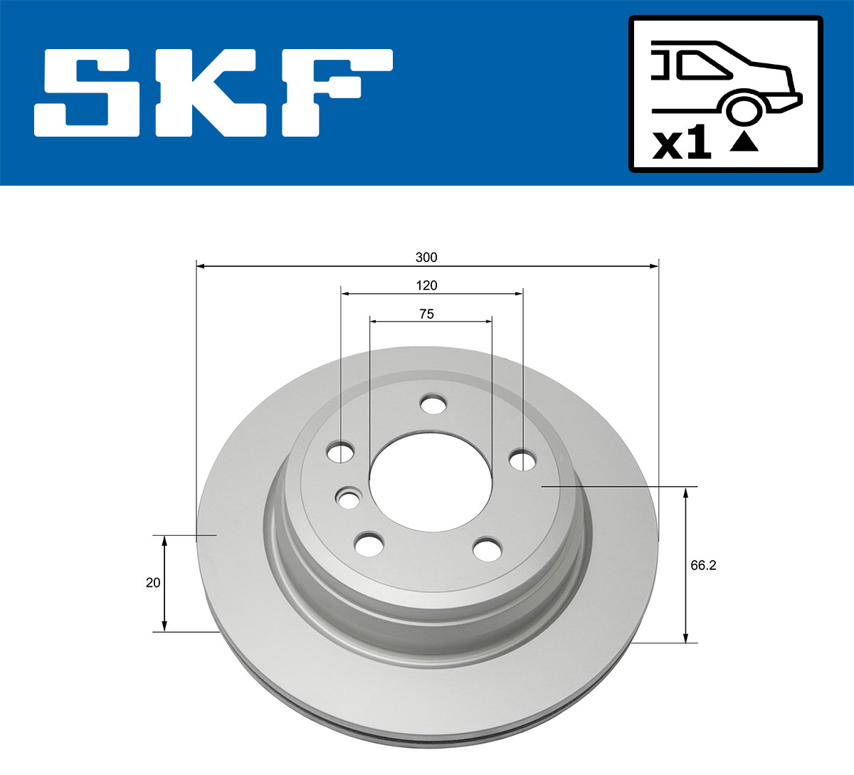 Disc frana SKF VKBD90120V1