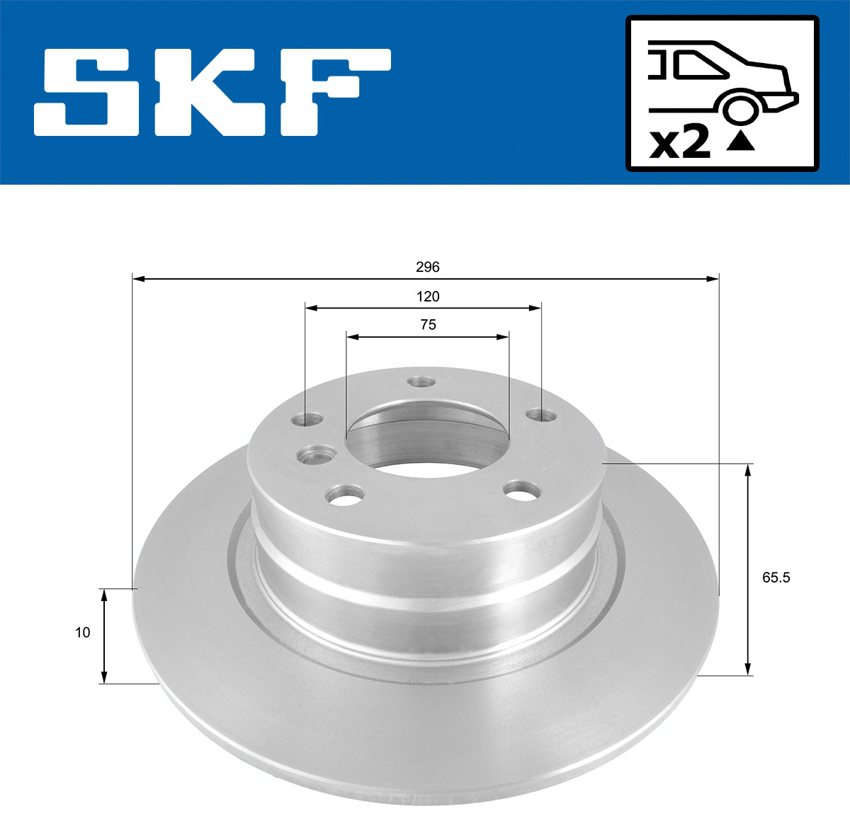 Disc frana SKF VKBD90237S2
