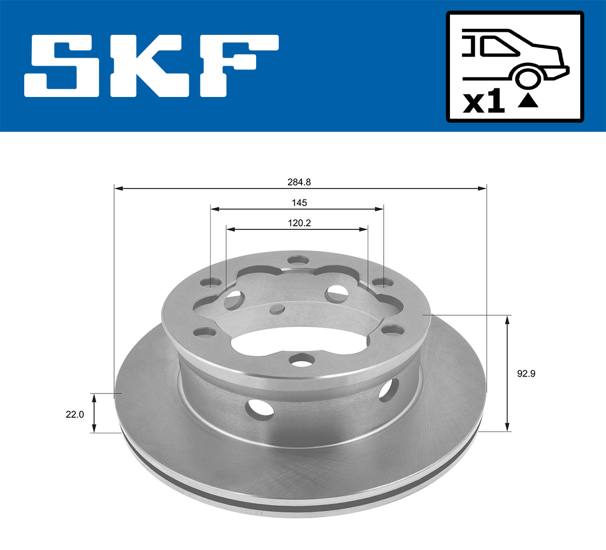 Disc frana SKF VKBD90252V1