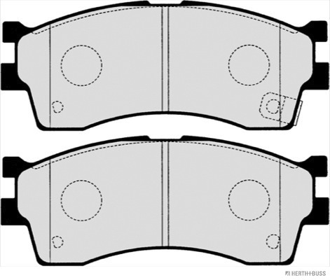 Placute frana HERTH BUSS JAKOPARTS J3600308