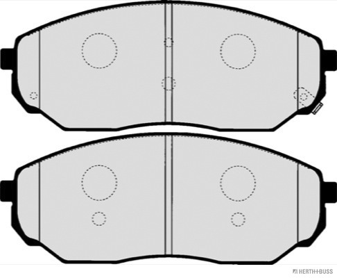 Placute frana HERTH BUSS JAKOPARTS J3600318