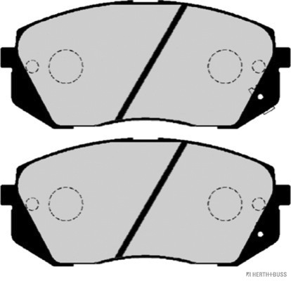 Placute frana HERTH BUSS JAKOPARTS J3600338
