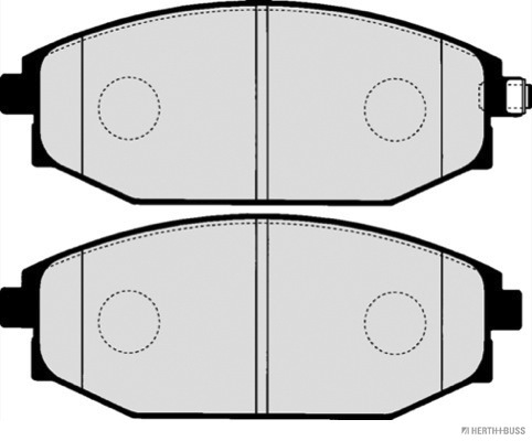 Placute frana HERTH BUSS JAKOPARTS J3600543