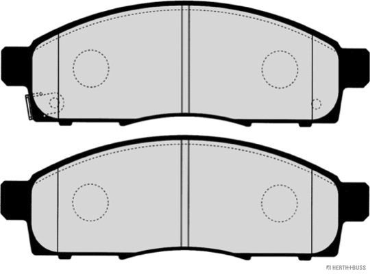 Placute frana HERTH BUSS JAKOPARTS J3601030