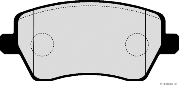 Placute frana HERTH BUSS JAKOPARTS J3601085