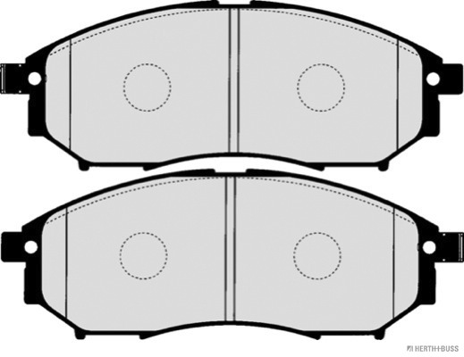 Placute frana HERTH BUSS JAKOPARTS J3601093
