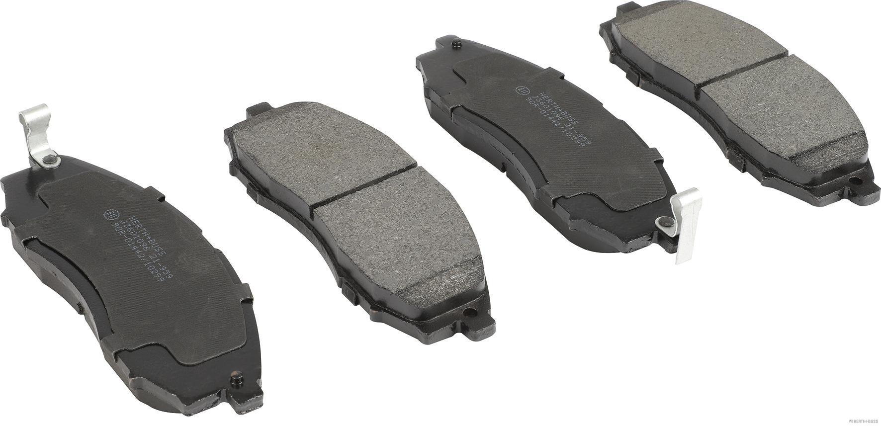 Placute frana HERTH BUSS JAKOPARTS J3601096