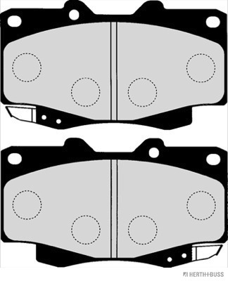 Placute frana HERTH BUSS JAKOPARTS J3602023