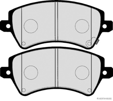 Placute frana HERTH BUSS JAKOPARTS J3602101