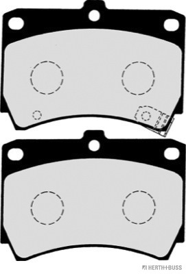 Placute frana HERTH BUSS JAKOPARTS J3603036