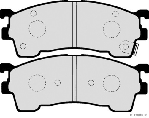 Placute frana HERTH BUSS JAKOPARTS J3603038