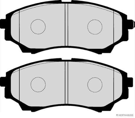 Placute frana HERTH BUSS JAKOPARTS J3603068