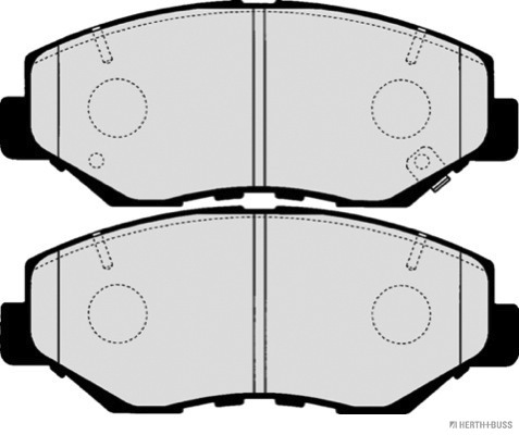 Placute frana HERTH BUSS JAKOPARTS J3604066