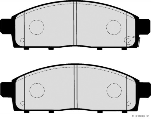 Placute frana HERTH BUSS JAKOPARTS J3605065