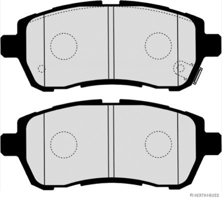 Placute frana HERTH BUSS JAKOPARTS J3606026