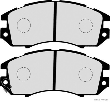 Placute frana HERTH BUSS JAKOPARTS J3607005
