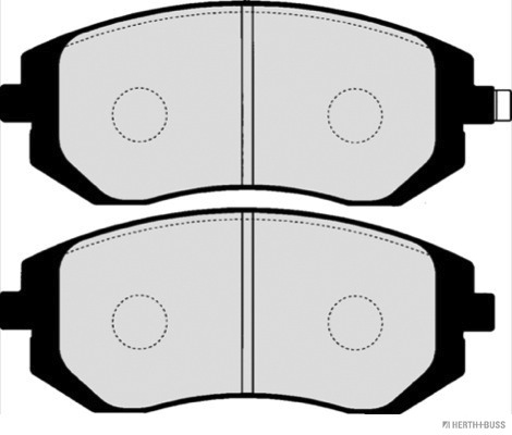Placute frana HERTH BUSS JAKOPARTS J3607017