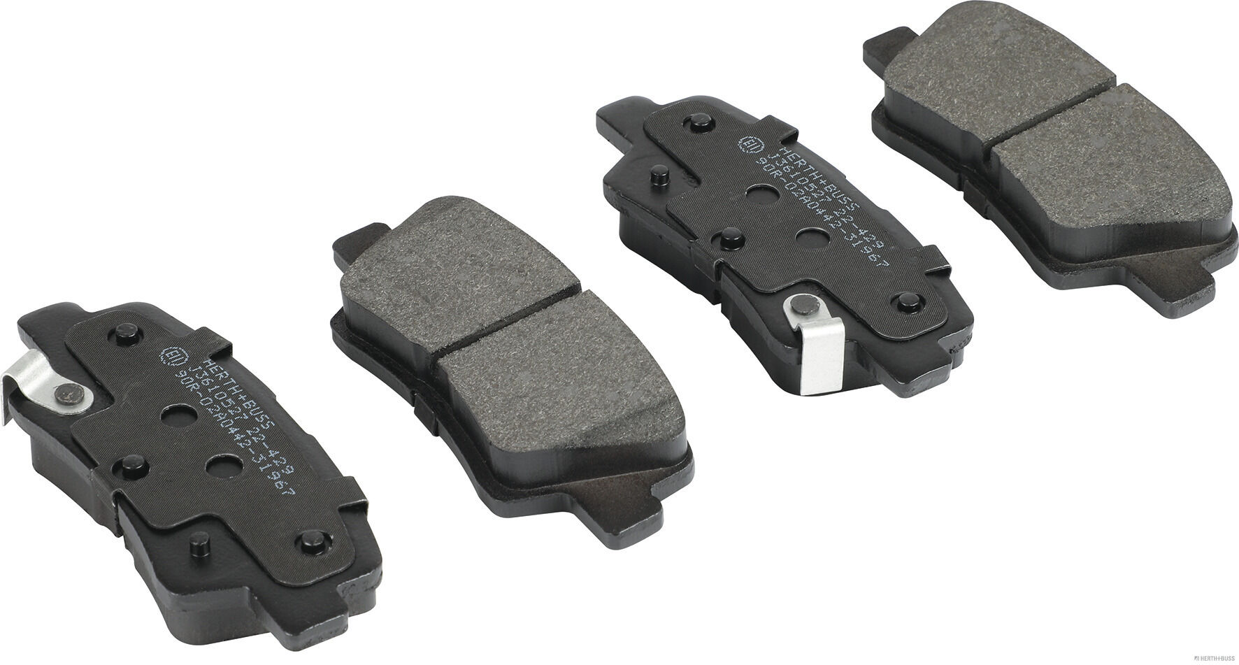 Placute frana HERTH BUSS JAKOPARTS J3610527