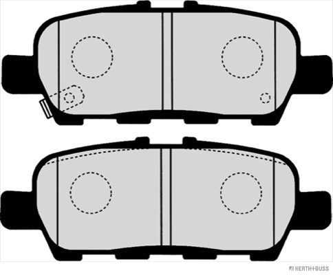 Placute frana HERTH BUSS JAKOPARTS J3611051