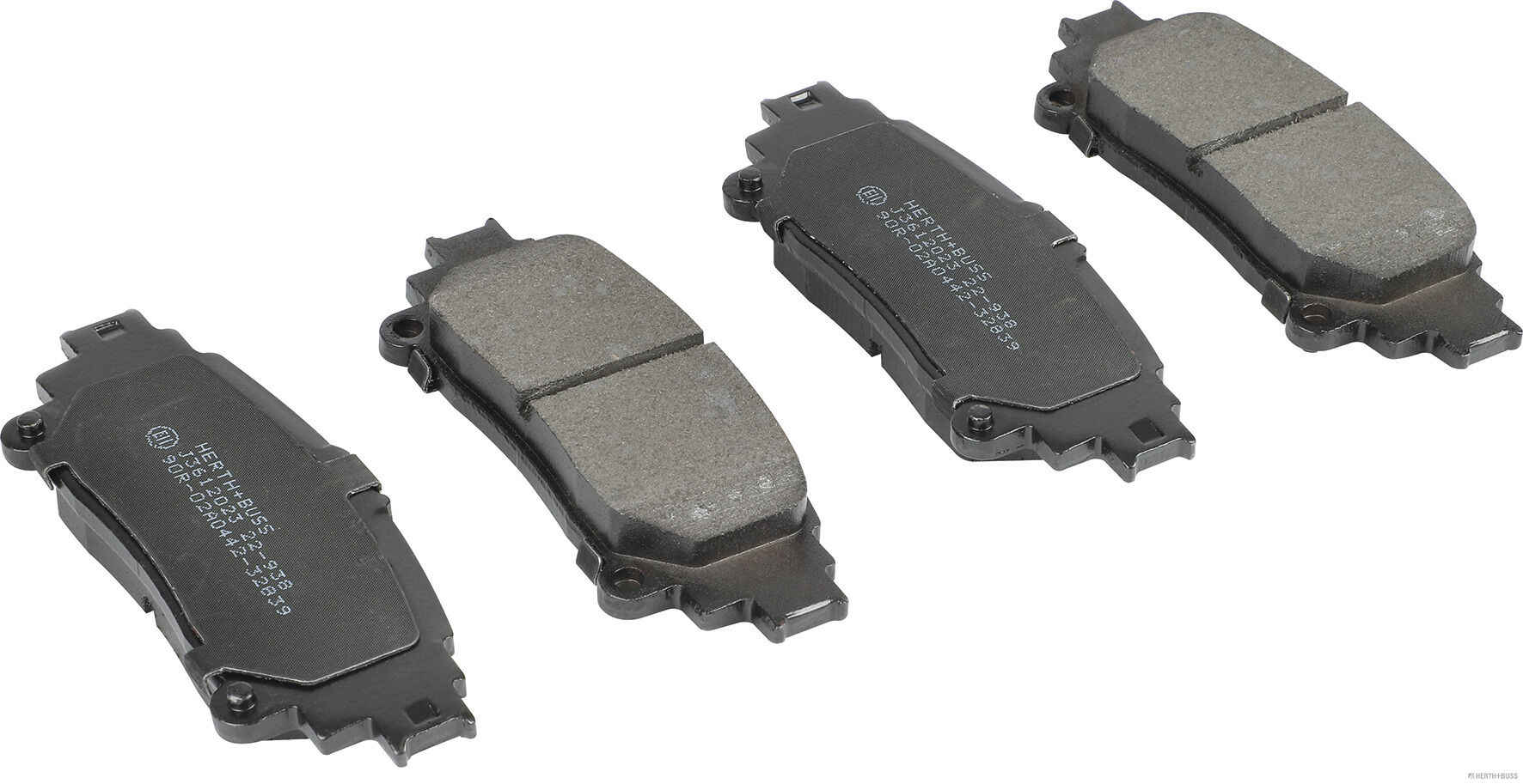 Placute frana HERTH BUSS JAKOPARTS J3612023