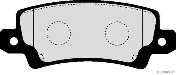 Placute frana HERTH BUSS JAKOPARTS J3612025