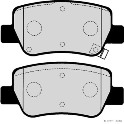 Placute frana HERTH BUSS JAKOPARTS J3612040