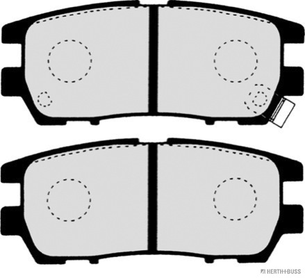 Placute frana HERTH BUSS JAKOPARTS J3615005