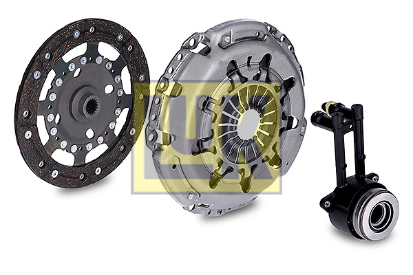 Kit ambreiaj FORD FUSION (JU_) 1.4 TDCi  diesel 68 cai LUK 621301133